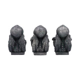 Three Wise Cthulhu Figurines