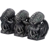 Three Wise Cthulhu Figurines