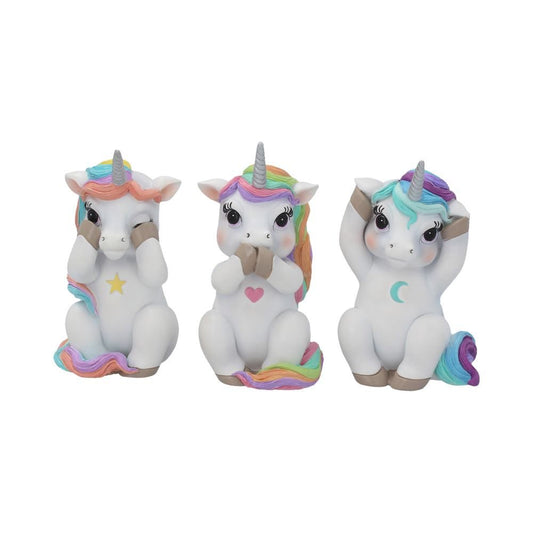 Three Wise Cutiecorns - Unicorn Figurines