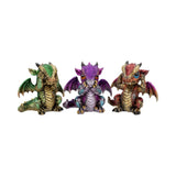 Three Wise Dragon Ornaments