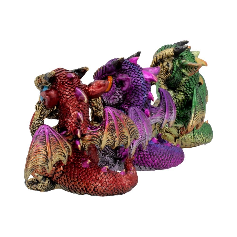 Three Wise Dragon Ornaments