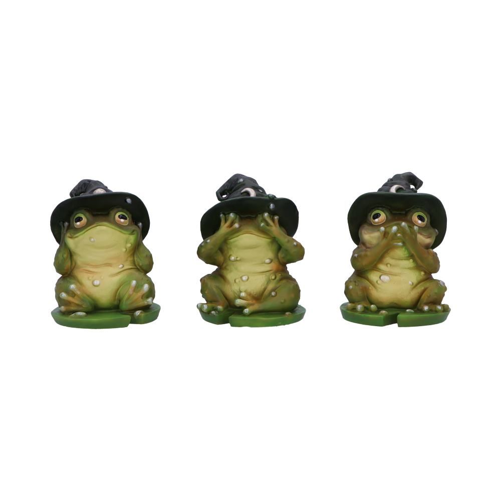 Three Wise Witch Frogs
