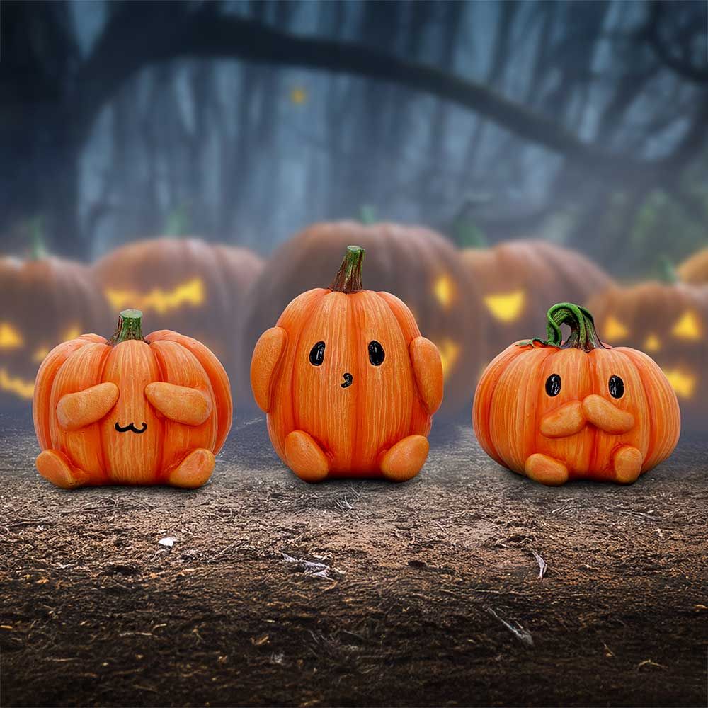 Three Wise Pumpkins