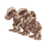 Three Wise T-Rex Skeleton Figurines