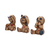 Three Wise Voodoo Doll Figurines