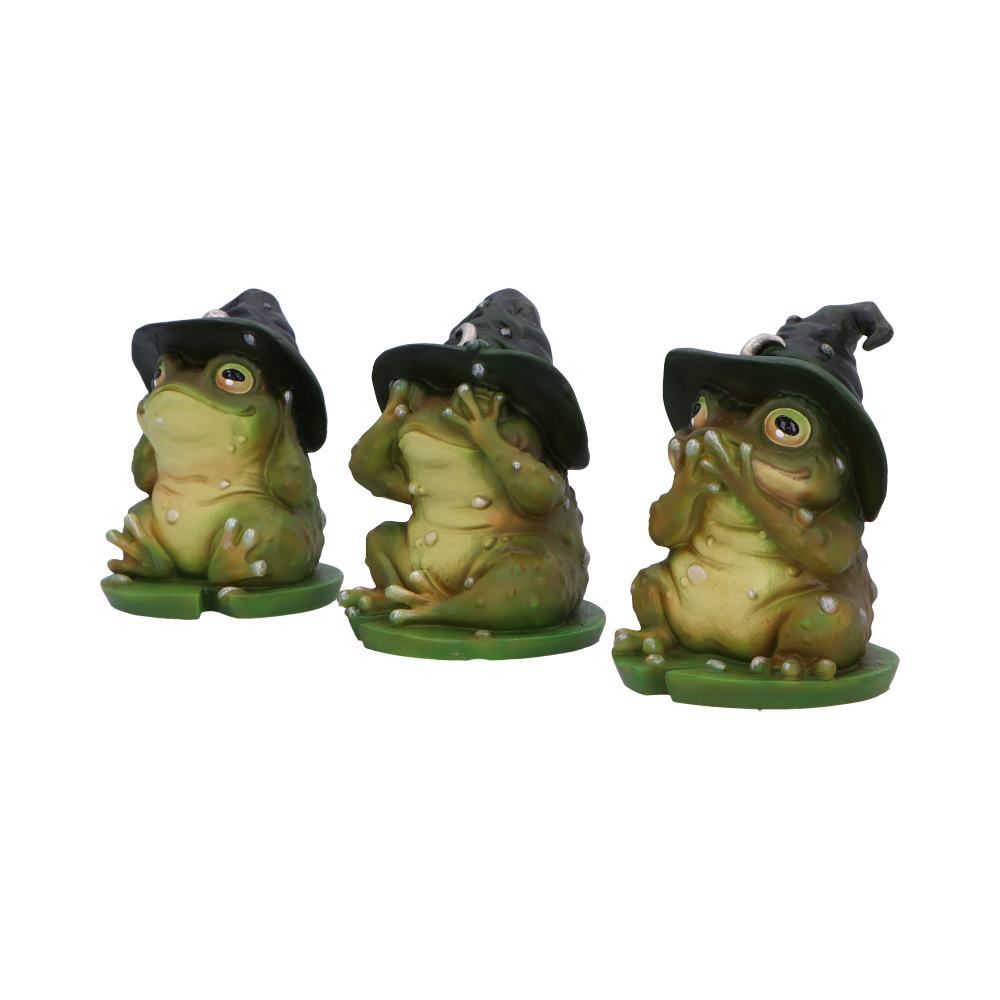 Three Wise Witch Frogs