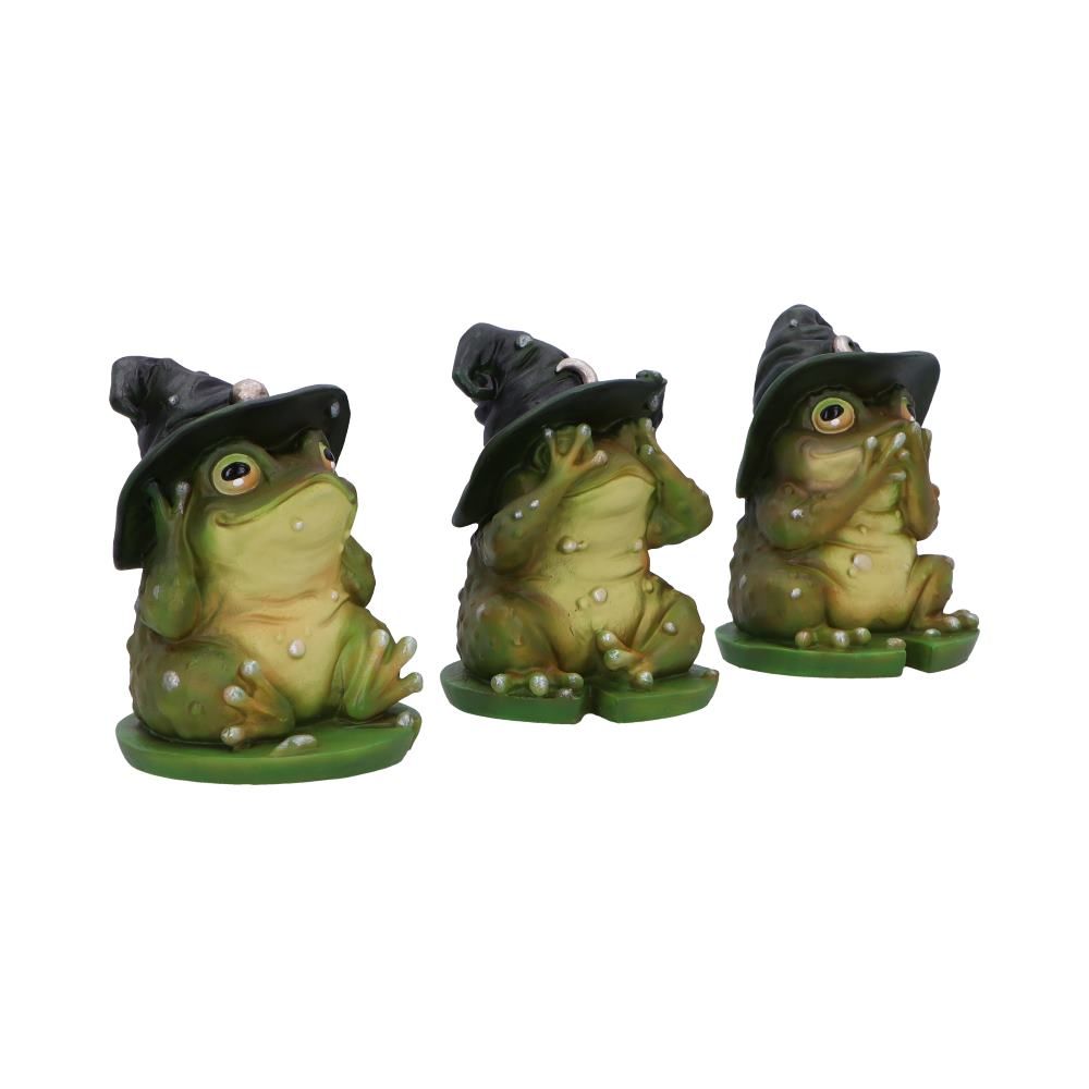 Three Wise Witch Frogs