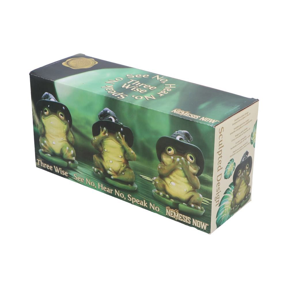 Three Wise Witch Frogs