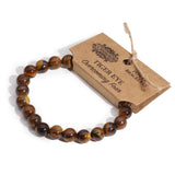 Tiger's Eye Crystal Bead Bracelet