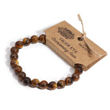 Tiger's Eye Crystal Bead Bracelet