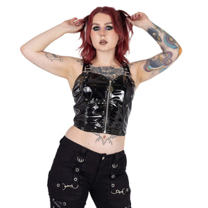 Tilie PVC Crop Top