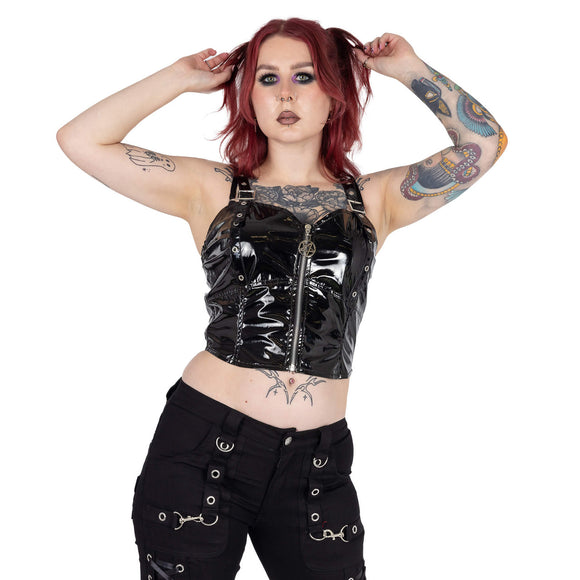 Tilie PVC Crop Top