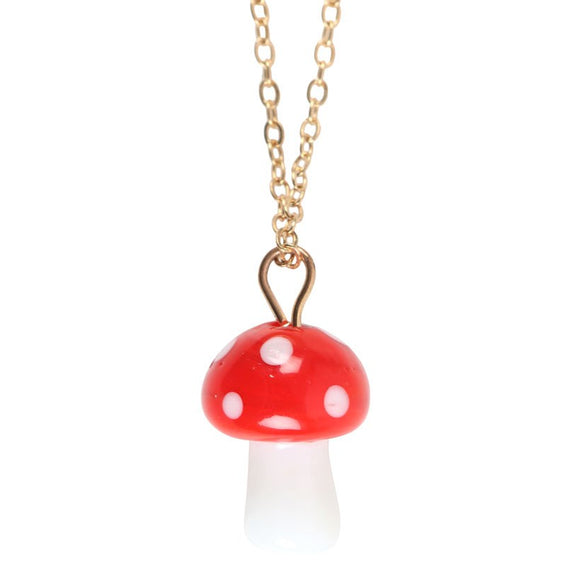 Toadstool Necklace