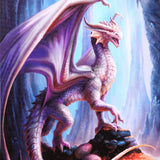 Treasure Trove Dragon Canvas Picture by Anne Stokes