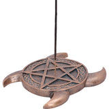 Triple Moon Pentacle Incense Burner