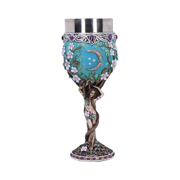 Triple Moon Goddess Maiden Goblet
