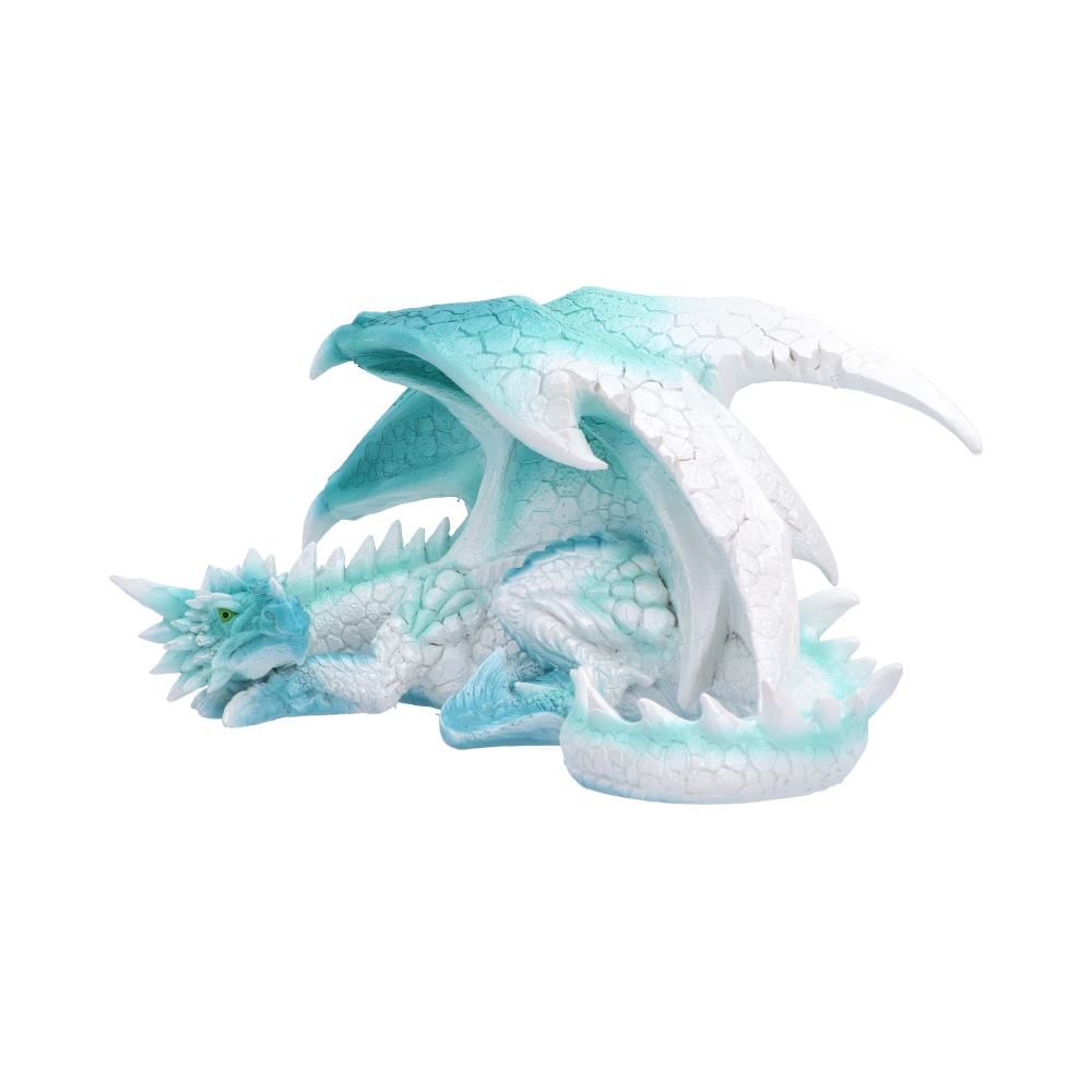 Tundra Lying Ice Dragon Figurine by Nemesis Now