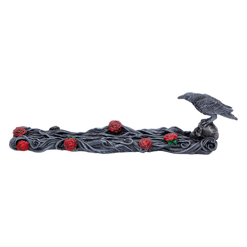 Twilight Bloom gothic raven incense stick holder