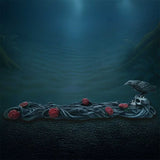 Twilight Bloom Gothic Raven Incense Burner