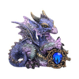 Tyrian Metallic Dragon Figurine