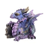 Tyrian Metallic Dragon Figurine