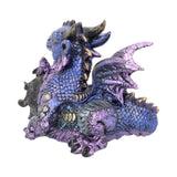 Tyrian Metallic Dragon Figurine