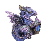 Tyrian Metallic Dragon Figurine