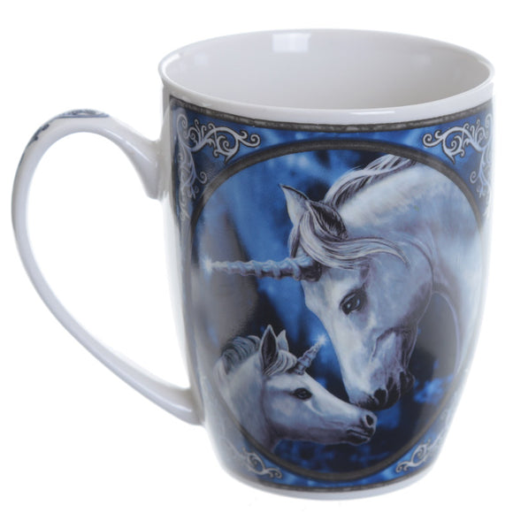 Unicorn Sacred Love Mug by Lisa Parker