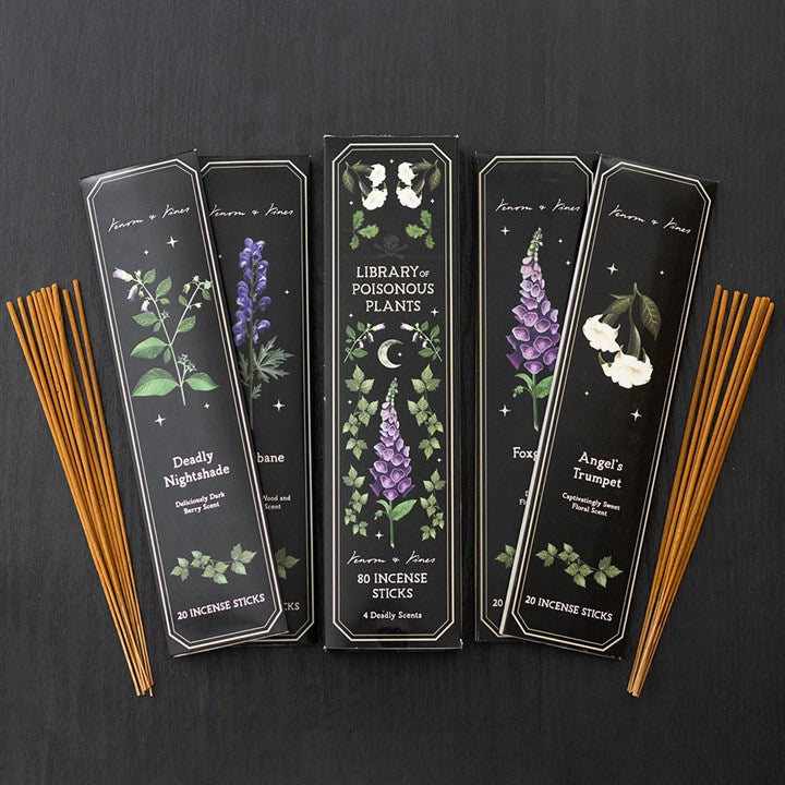 Set of 4 Poisonous Plants Incense Sticks