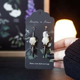 Crow Skull Earrings