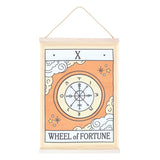 The Wheel of Fortune Tarot Wall Hanging