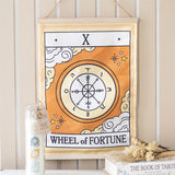 The Wheel of Fortune Tarot Wall Hanging
