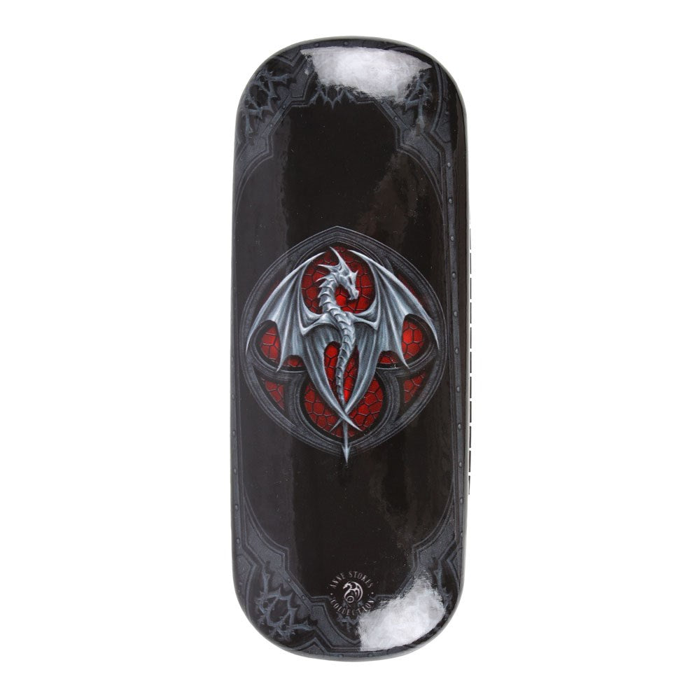 Valour Dragon Glasses Case by Anne Stokes