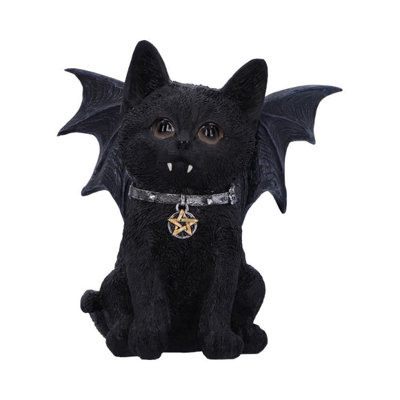 Vampuss Black Bat Cat Figurine