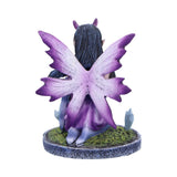 Violet Purple Crystal Fairy Figurine