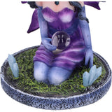 Violet Purple Crystal Fairy Figurine