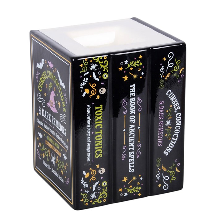 Witch's Apothecary Book Shaped Oil Burner