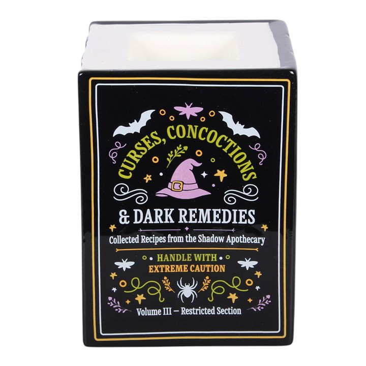 Witch's Apothecary Book Shaped Oil Burner