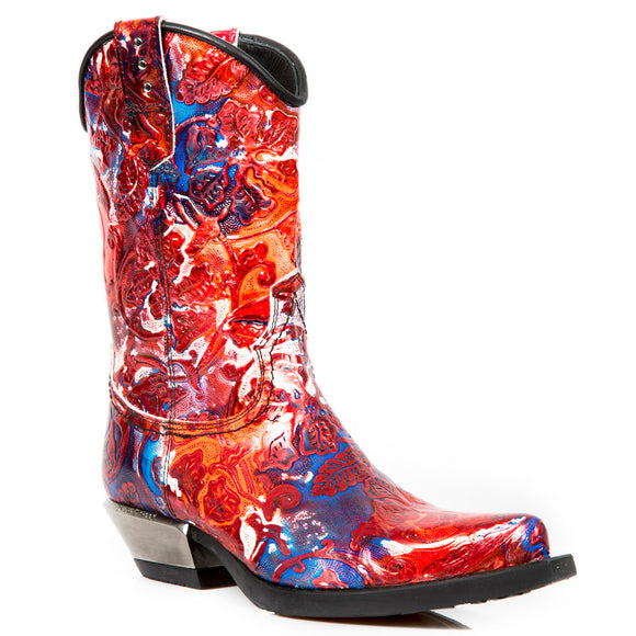 New Rock Western Boots, UK 4