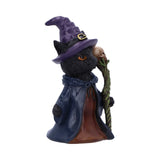 Whiskered Wizard Black Cat Figurine