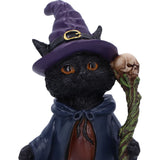 Whiskered Wizard Black Cat Figurine