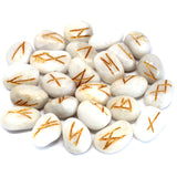 White Agate Rune Stones