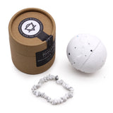 White Jasper Bracelet & Grapefruit Ylang Ylang Bath Bomb