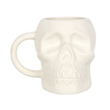 White Skull Shaped Mug