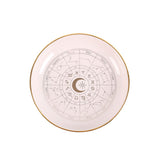 White Astrology Wheel Trinket Dish