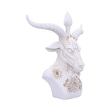 White Baphomet Bust