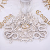 White Baphomet Bust