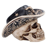 Wild West Skull Figurine