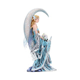 Wind Moon Fairy & Cat Figurine