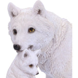 Winter Bond Mother Wolf & Cub Figurine